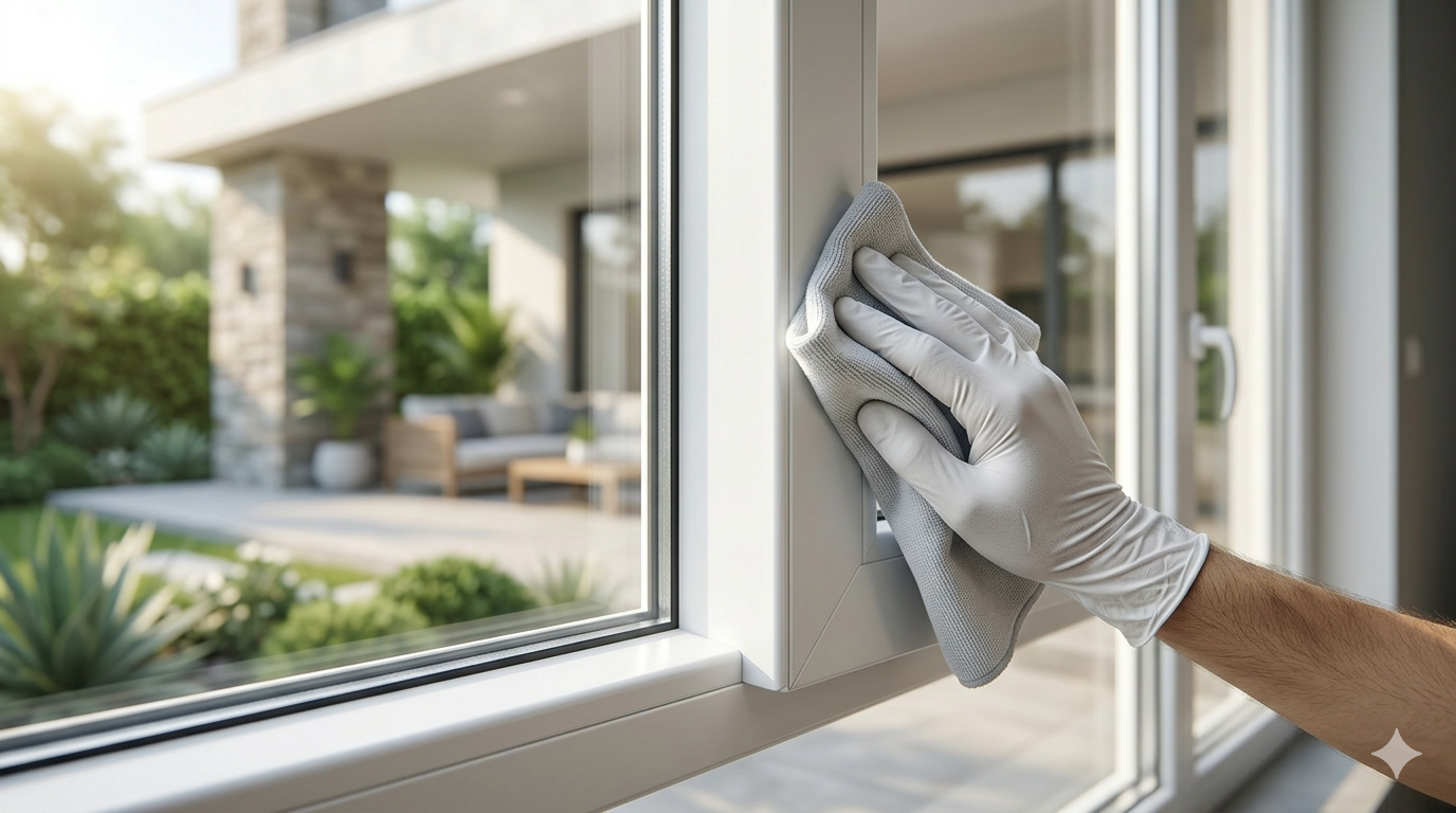 mantenimiento estético de ventanas PVC